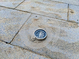 the compass shows the direction it& x27;s time to hit the road