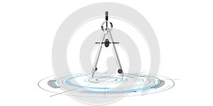 Compass Technical Drawing