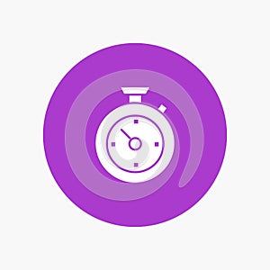 Compass, Timer, Time, Hotel white glyph icon