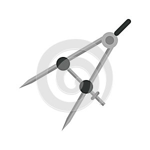 Compass tool flat style icon