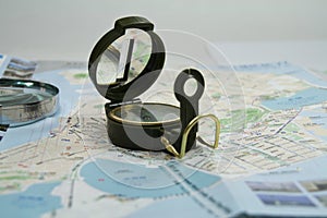 Compass travel concept