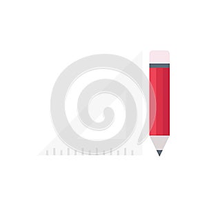 Compass vector flat color icon