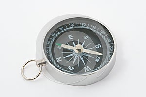 Compass on white background