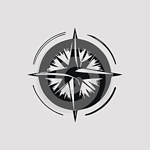 compass wind rose vector vector illustration. wind rose vector illustrator. vintage compass.