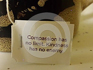 Compassion... Kindness