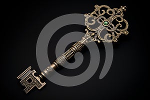 Compelling Ancient magic key. Generate Ai