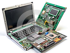 Obsolete Electronics A Visual Representation of the Past Present and Future of Digital Technology Discarded Laptops