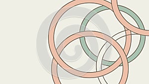 Interlocking Abstract Rings, Dynamic Modern Vector Design, vector design Generative AI