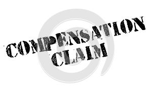Compensation Claim rubber stamp