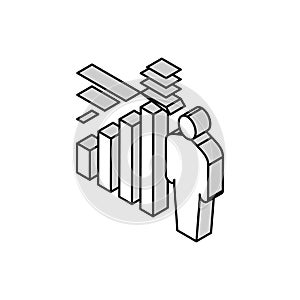 competence expert isometric icon vector illustration