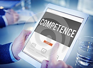 Competence Skill Ability Proficiency Accomplishment Concept photo