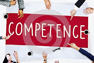 Competence Skill Ability Proficiency Accomplishment Concept photo