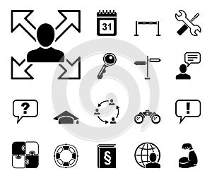 Competence & Training - Iconset - Icons