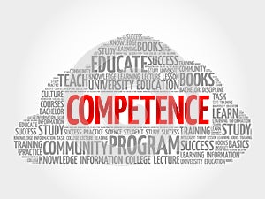 COMPETENCE word cloud collage