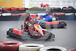 Competition for children karting