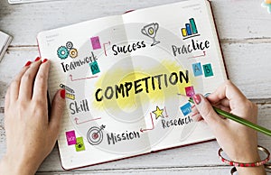 Competition Goal Aim Success Development Concept