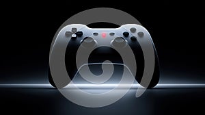 Competition ready controller with red LED, performancefocused design, precision grips and fast triggers, studio staging