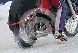 Competitions in ice Speedway