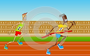 Competitions on track-and-field