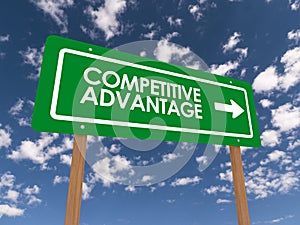 Competitive Advantage Sign