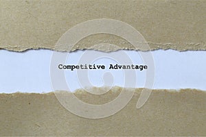 competitive advantage on white paper