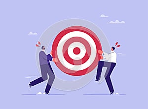 Competitive for business target concept