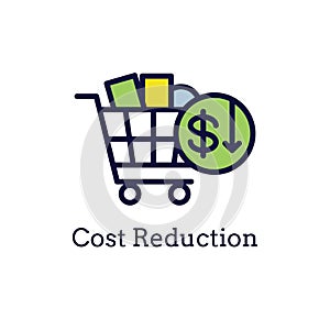 Competitive Pricing Icon Showing an aspect of  Pricing, Growth, Profitability, and Worth