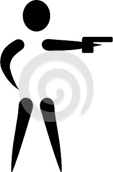 Competitive Shooter Pictogram