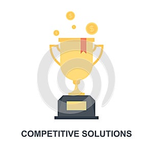 Competitive Solutions icon concept