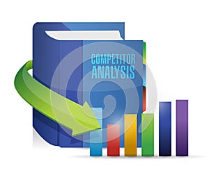 Competitor analysis book illustration design