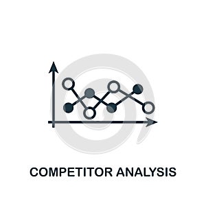 Competitor Analysis icon. Creative element design from business strategy icons collection. Pixel perfect Competitor Analysis icon