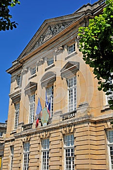 Compiegne, France - april 3 2017 : the castle