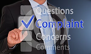 Complaint Touchscreen