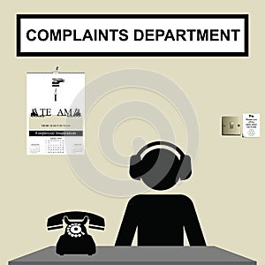 Complaints department photo