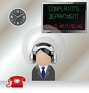 Complaints department photo