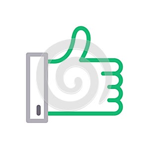 Complete vector thin line icon