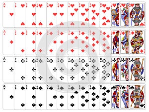 Complete playing card game set