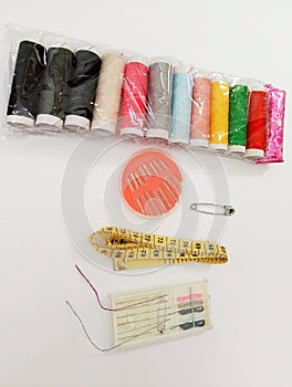 Complete Sewing Kit: Threads, Needles & Tools
