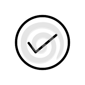 Complete vector thin line  icon