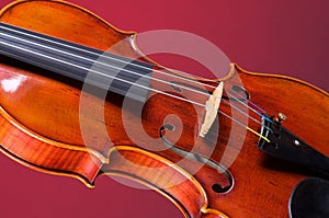 Complete Violin Viola on Red