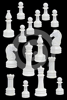 Complete of the white chessmen