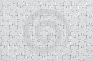 Completed blank jigsaw puzzle
