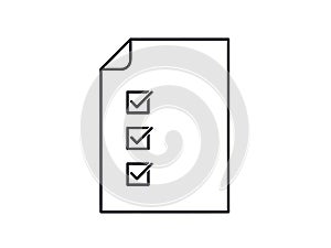 Completed task list with checkmarks