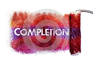 The completion word painting