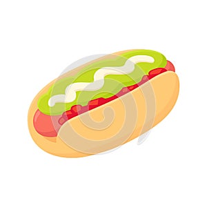 Completo hot dog photo