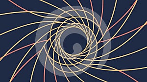 Complex abstract spiral lines, creating a hypnotic and dynamic visual effect, vector design Generative AI