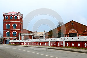 Complex of buildings of paper mill 1870, Dobrush, Belarus