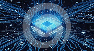 Complex Central Processing Unit CPU Technology Microchip Motherboard Computer System