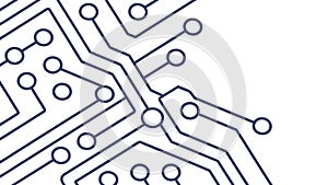 Complex Circuit Board Design, Advanced Technology and Electronic Components, vector design Generative AI