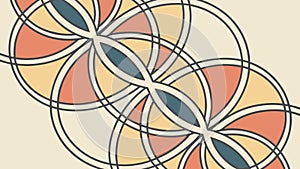 Complex circular geometric pattern, a mesmerizing abstract design. vector design Generative AI